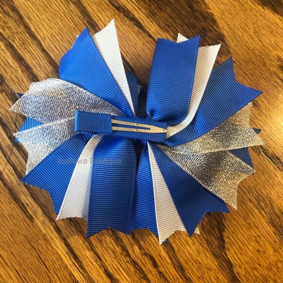 "Duke Devils" Bottle Cap Image Deluxe Bow  HANDMADE - Picture 2 of 2